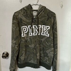 Pink zip hoodie